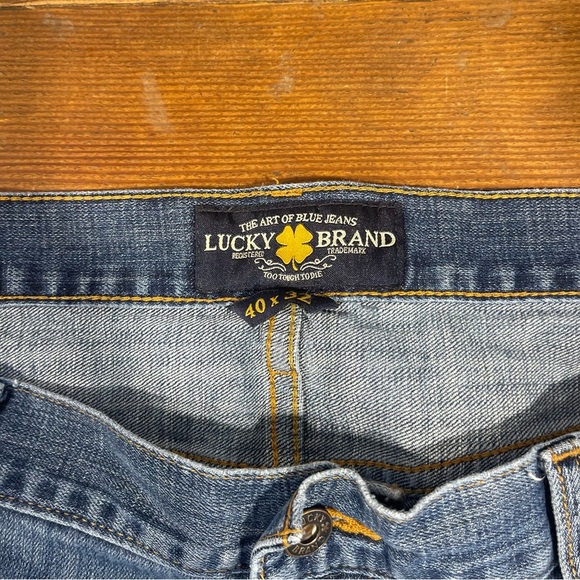 Lucky Brand Men's 410 Straight Blue Jeans 40x32 - Picture 2 of 12